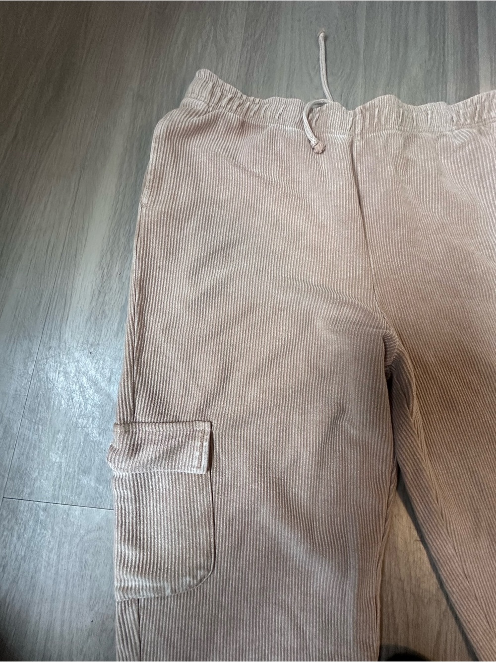 MOON RYDER corded joggers cargo pants in tan khaki sz 2XL - Picture 4 of 10
